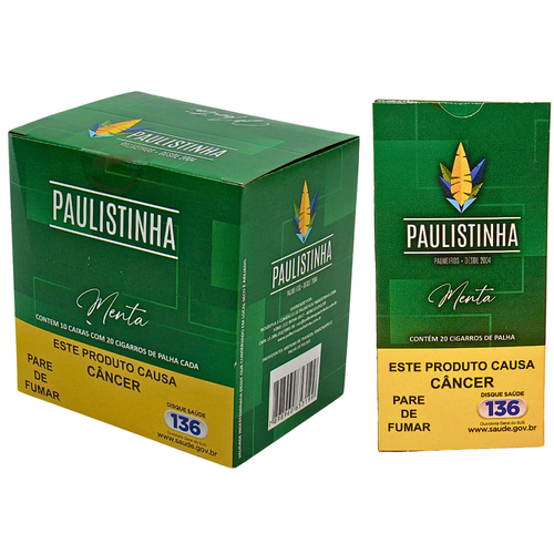 Cigarro de Palha Paulistinha Menta Maço Caixa + Display.png