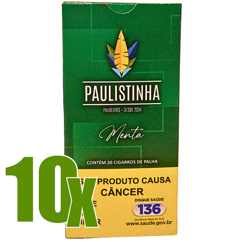 Cigarro de Palha Paulistinha Menta Maço Display 10x.png