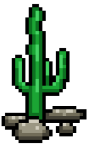 pngtree pixel art cactus nature plant graphic isolated vector png image 16356813.png