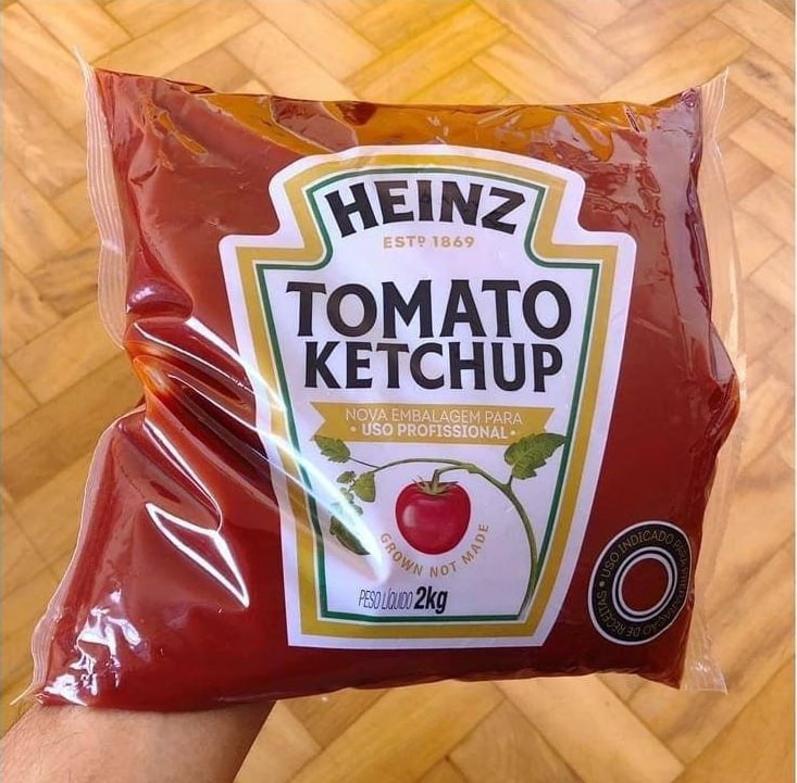 Heinz Ketchup Sache Tradicional, 2KG – Tamanho Grande