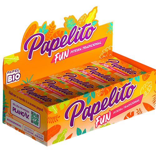 Piteira Papelito Fun Tradicional Livreto C 36 Piteiras Caixa.png