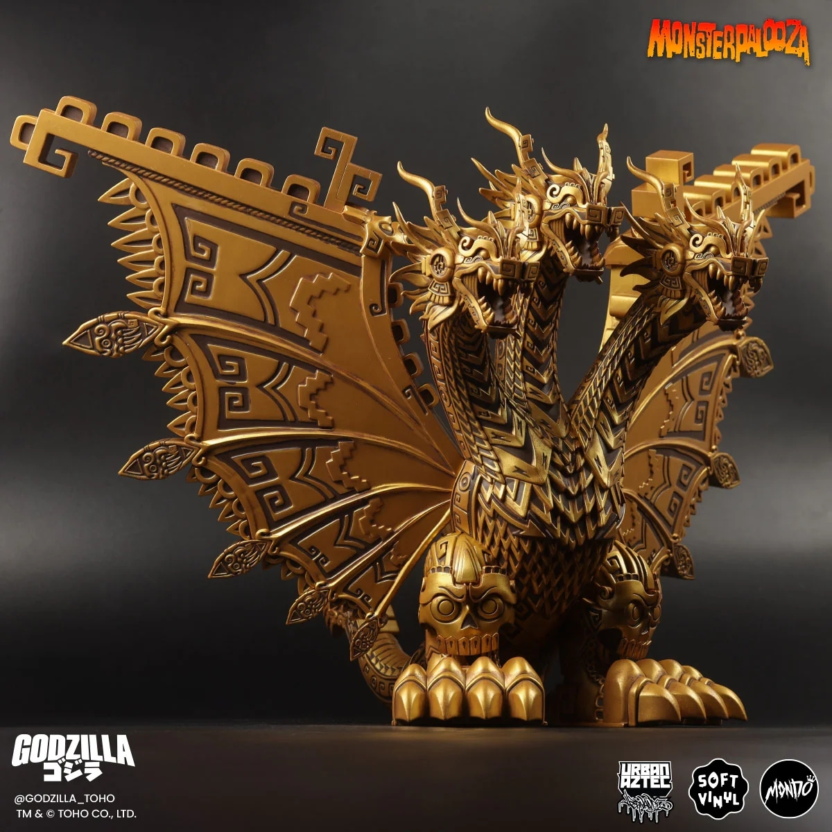 MONDO Unveils ‘Relic Variant’ King Ghidorah Soft Vinyl Figure by Urban Aztec MONDO Unveils ‘Relic Variant’ King Ghidorah Soft Vinyl Figure by Urban Aztec