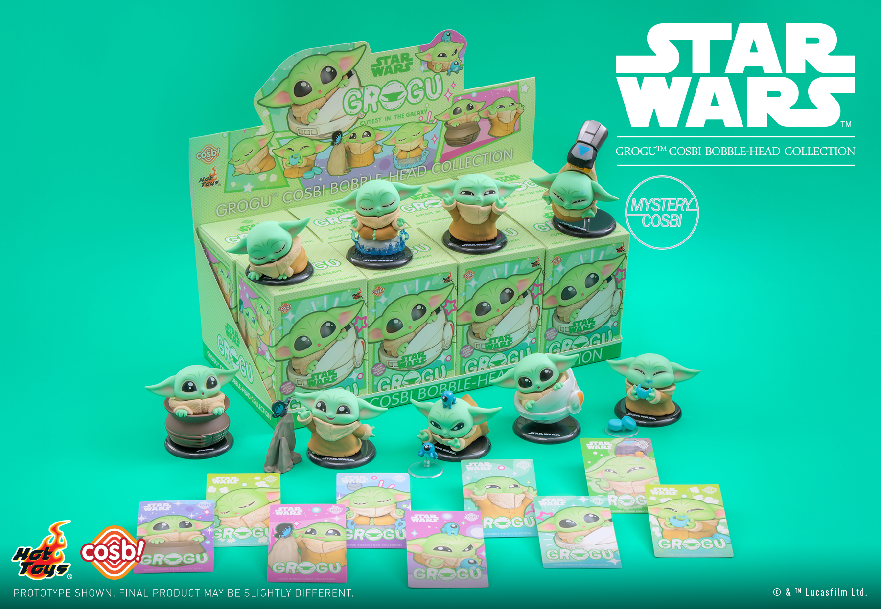 Grogu Gets Adorably Tiny – New Star Wars Cosbi Bobble-Head Collection Launches Grogu Gets Adorably Tiny – New Star Wars Cosbi Bobble-Head Collection Launches
