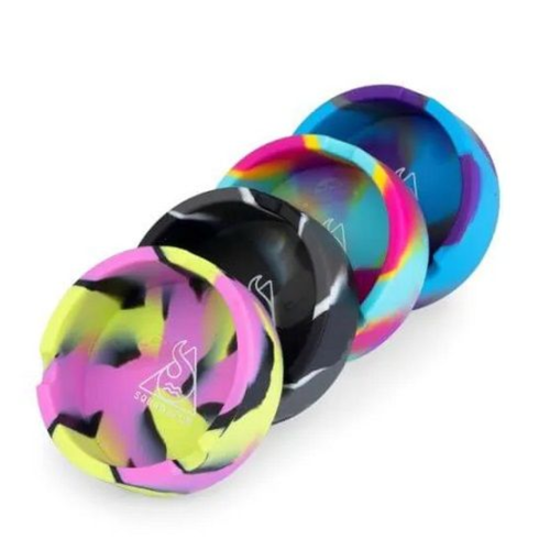 Cinzeiro Redondo Silicone Resistente Squadafum Tie Dye 7cm.png