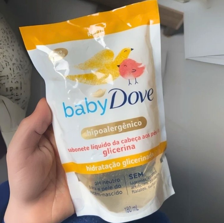 Baby Dove Sabonete Líquido Hidratação Glicerinada 180 ML Refil