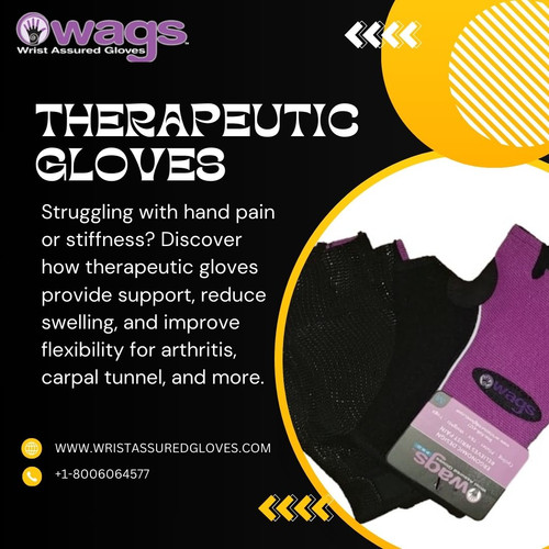 Struggling with hand pain or stiffness Discover how therapeutic gloves provide support, reduce swell