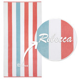 1617 Velour Striped Towels 43