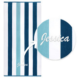1617 Velour Striped Towels 42