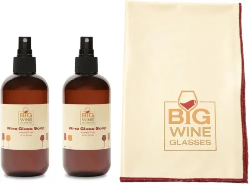 Wine Glass Cleaner Polishing Set 2 Organic Sprays Towel for a Spot Free Shine 3e0f6c97 8002 4b63 8b1.webp