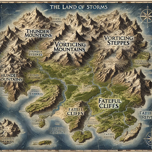 DALL·E 2025 03 11 17.19.15 A detailed map of a fantasy continent called Kaer'Thal, the Land of Storm.png