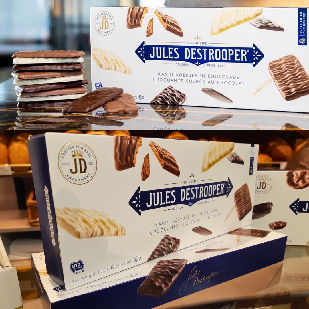 Jules Destrooper Biscoito Chocolate Thins 100G