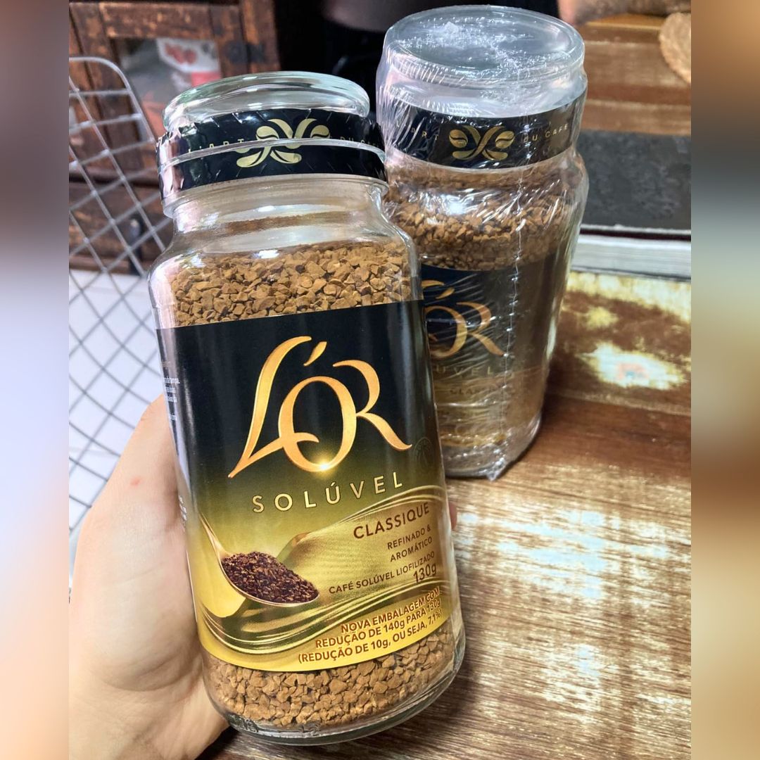 L’OR, Café Solúvel Classique Pote de Vidro 130g