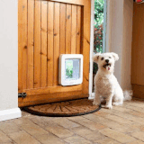 Pet Freedom with Elegant French Door Design.gif