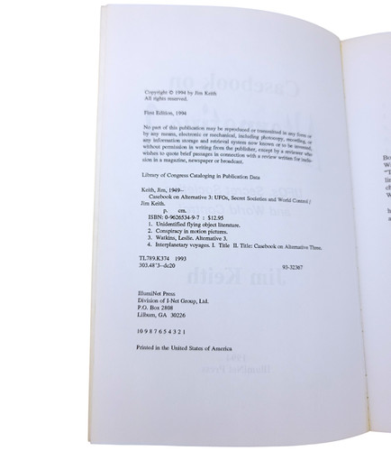 Casebook on Alternative 3 1994 Jim Keith 1st Edition UFOs Secret Societies (3).jpg