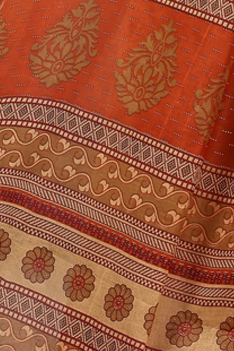SUNHERI COTTON CHIKU Harley Davidson Orange Fabric.png