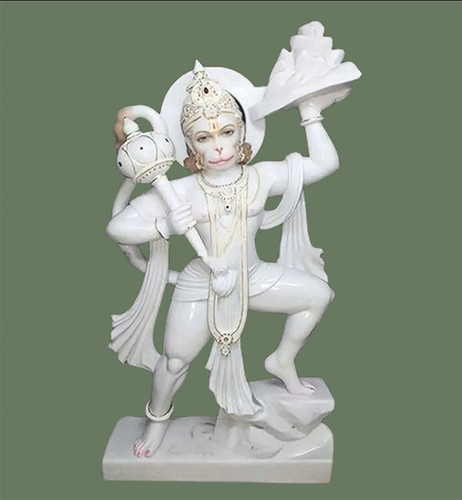 Marble Hanuman Idol | Salvik.jpg