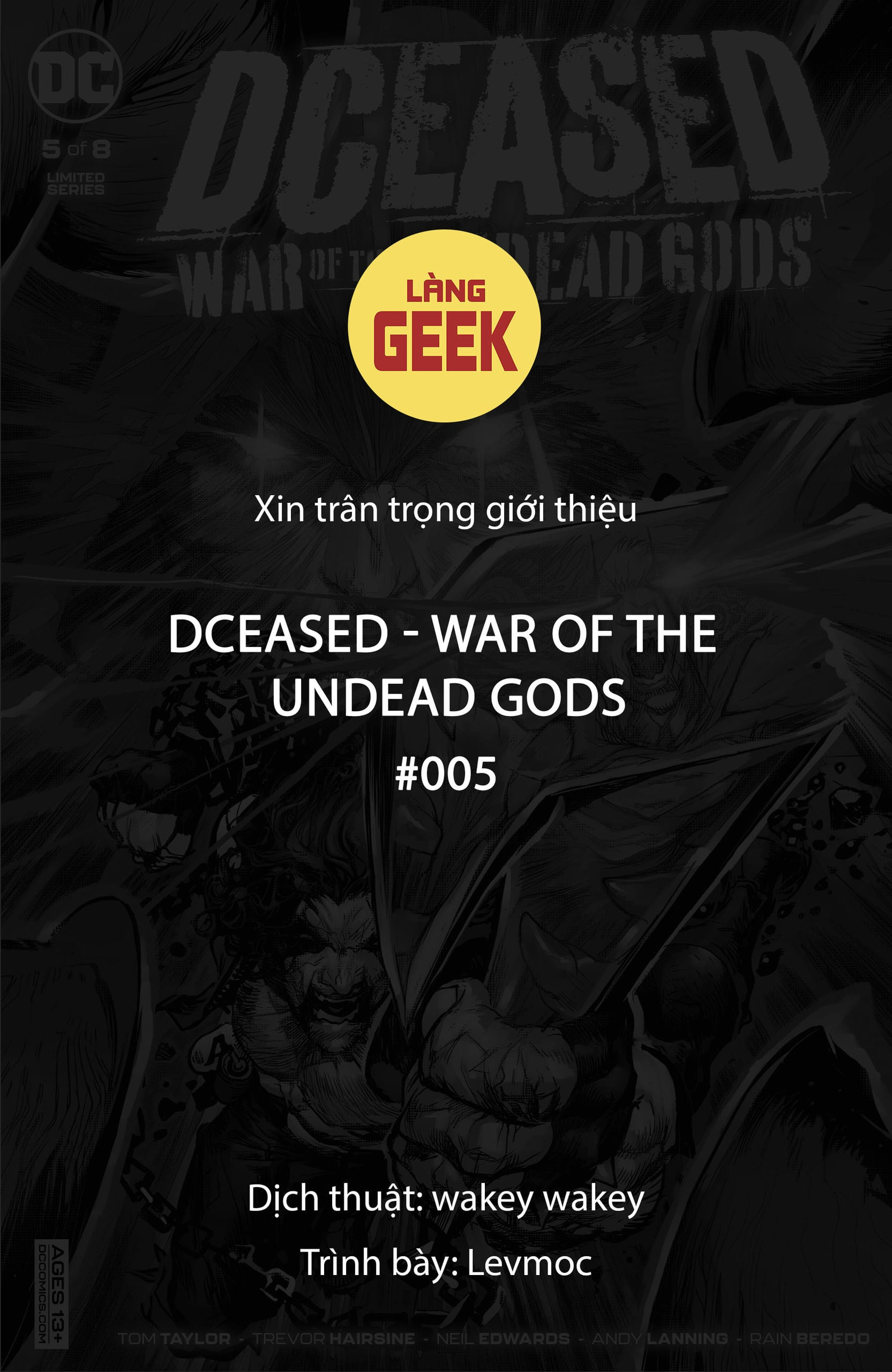 Đọc Đọc DCeased: War of the Undead Gods Truyện Tranh Onli...