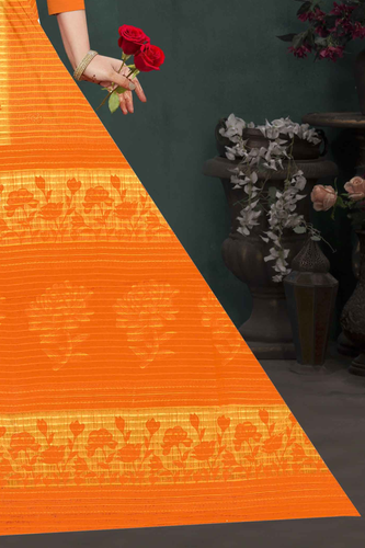 Sa Re Ga Ma Vol 3 Carrot Orange Pallu View.png