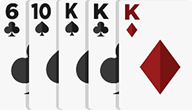 9GAMING Poker Three Of A Kind Card