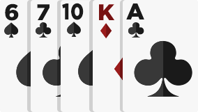 9GAMING Poker High Card Card