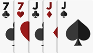 9GAMING Poker Full House Card