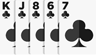 9GAMING Poker Flush Card