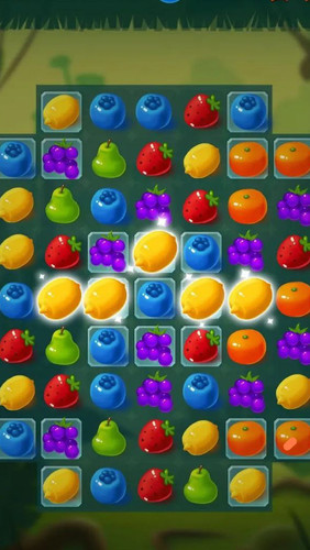 Stylish puzzle Candy Blitz in a candy world. Bright colors, shiny candies, dynamic match 3 gameplay..jpg