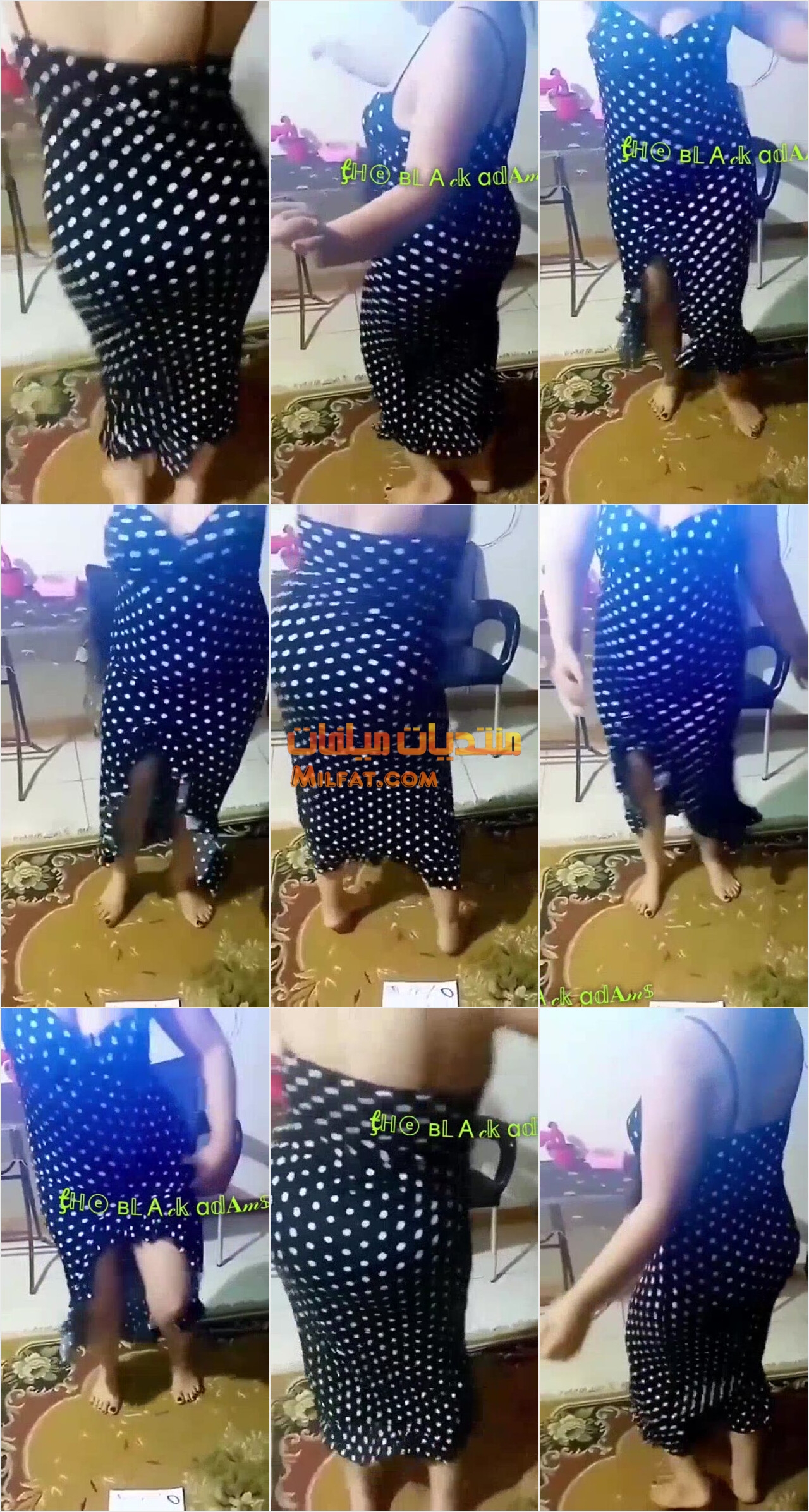 حصرى – هز ورقص لفرسه بلدى بجسم فاجره بالاجره ونياكها يصورها وتقول نور وسما احلى كابلز