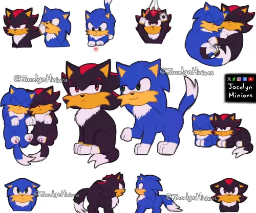 sonic and shadow kittens v0 1e2p2cd5is1f1.webp