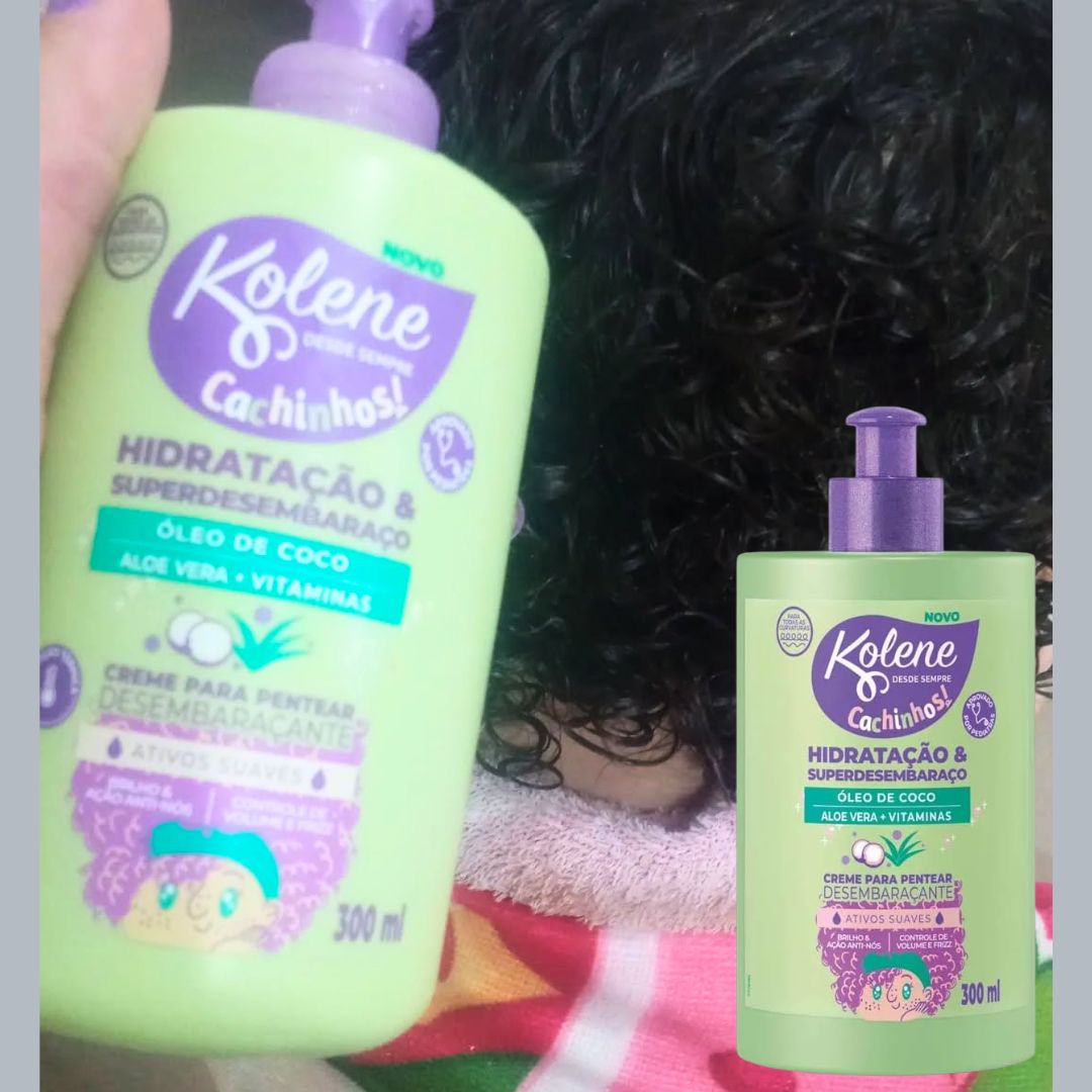 Kolene Creme De Pentear Infantil Cachinhos 300Ml Hidr