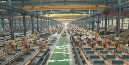 Megmeet robotic welding power sources in Honglu production line.jpg