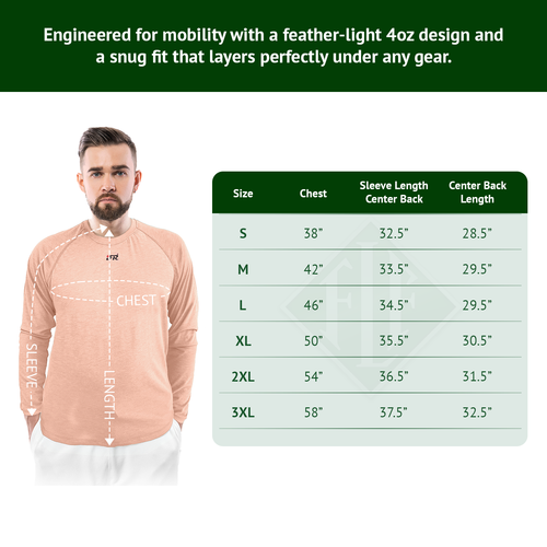05 FrontLineFabrics LongSleeveTShirt Size Chart Image V1.png