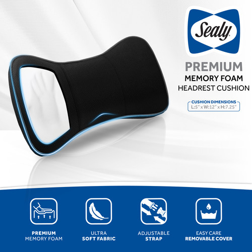 SL11106 Memory Foam Headrest Cushion (Black) AMZ 07.jpg