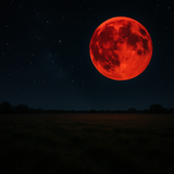 Campo Sob a Lua de Sangue
