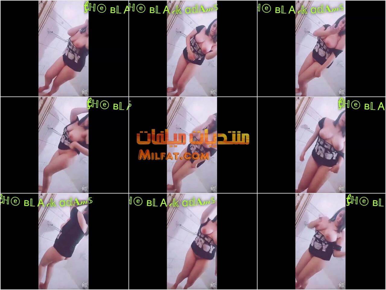 فرسه مصريه شديده ببزاز كبيره تهز وترقص لعشيقها فى الحمام وهى مطلعاله بزازها الكبيره وتمتعه