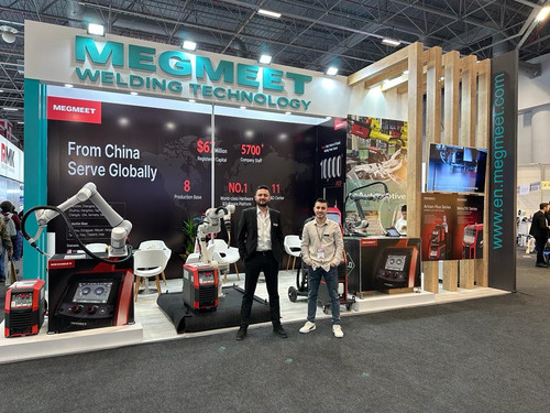 Megweld displayed Megmeet welders in European welding exhibition.jpg