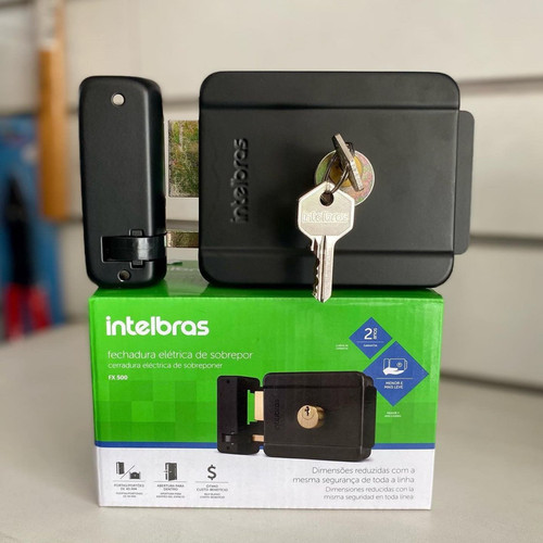 Fechadura Elétrica de Sobrepor Fx 500 Preto Intelbras.jpg