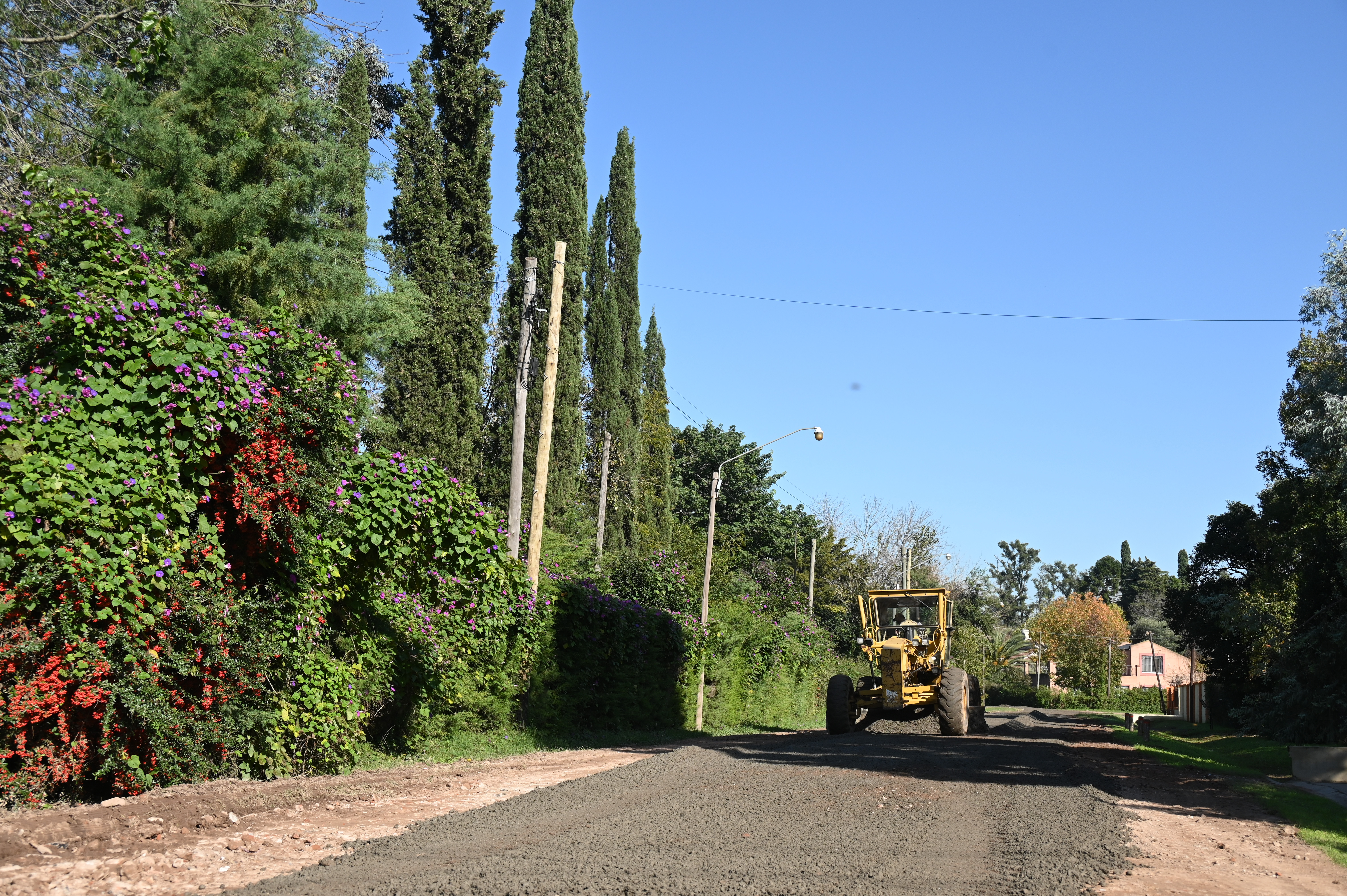 Inició la segunda etapa de mejora vial en Hostería Norte.