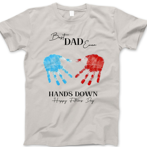 Photograph of four blank t-shirts greys beige and army green. Clipping path included. Ready for your.jpg