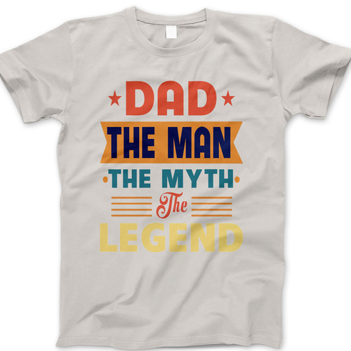 Photograph of four blank t-shirts greys beige and army green. Clipping path included. Ready for your.jpg