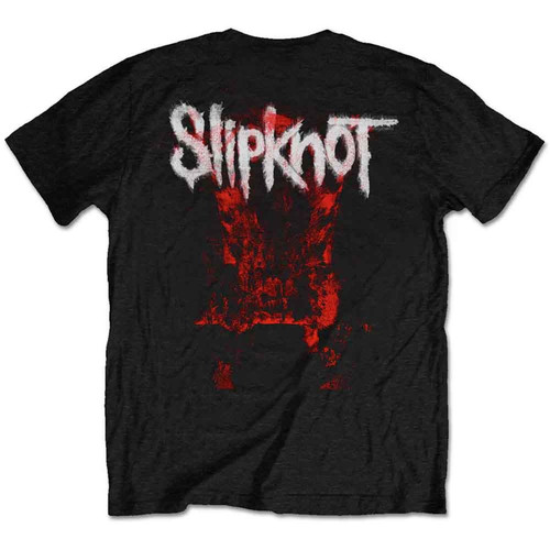 Slipknot Unisex T Shirt Devil Single Logo Blur 2.jpg