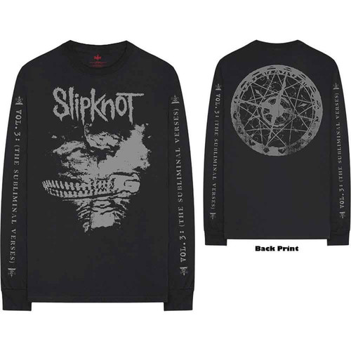 Slipknot Unisex Long Sleeve T Shirt Subliminal Verses 3.jpg