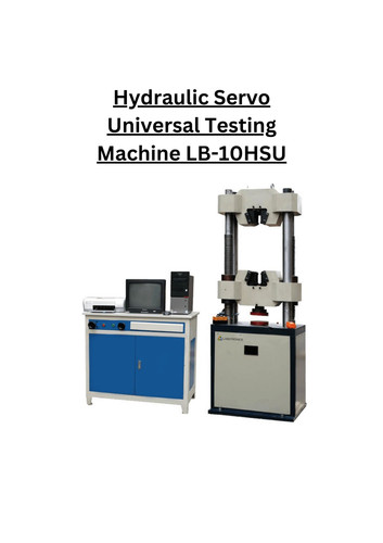 Hydraulic Servo Universal Testing Machine LB 10HSU.jpg