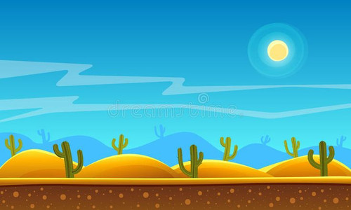Desert cartoon background stock vector Illustration of sand 50761112.jpg