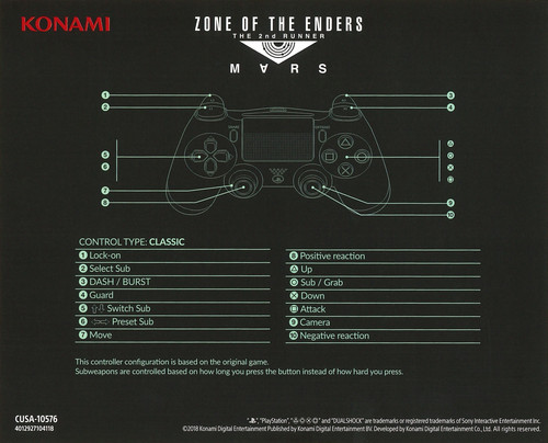 Zone of the Enders The 2nd Runner MARS controls classic.jpg