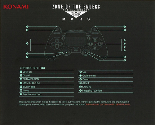 Zone of the Enders The 2nd Runner MARS controls pro.jpg