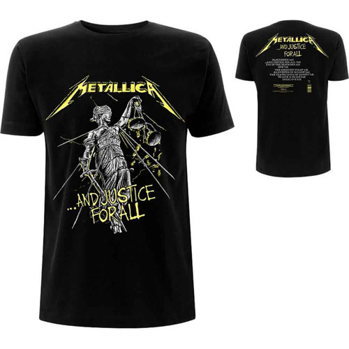Metallica Unisex T Shirt An Justice For All Tracks.jpg