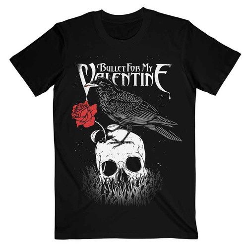 Bullet For My Valentine Unisex T Shirt Raven.jpg