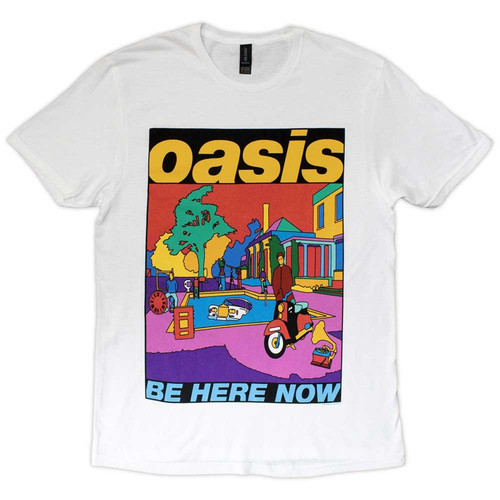 Oasis Unisex T Shirt Be Here Now Illustration.jpg