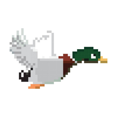 8bit pixels art duck duck pixel art design free vector.jpg